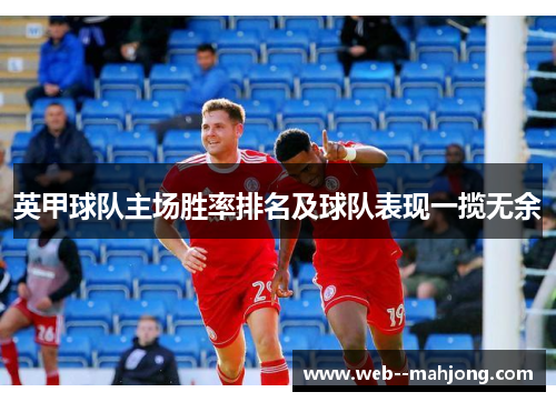 英甲球队主场胜率排名及球队表现一揽无余